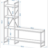 Mobitopya Nilamu TV Ünitesi (150×135×30 cm)