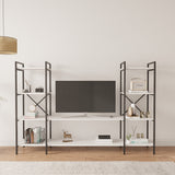 Mobitopya Nilamu Tv Ünitesi Açık Raf Kitaplık Ofis Ev Salon Tv Sehpası Dekoratif 200X135*30 cm