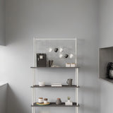 Mobitopya Çevir Kur 4 Raflı Kahve Köşesi Dolabı (71×167×35 cm)