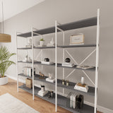 Mobitopya Nilamu 200 cm Kitaplık (200×170×34 cm)