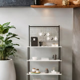 Mobitopya Çevir Kur 4 Raflı Kahve Köşesi Dolabı (71×167×35 cm)